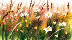 Flowers paintings artwork