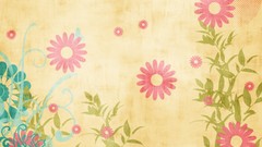 Flowers pattern floral backgrounds artwork