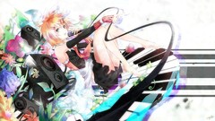 Flowers piano barefoot vocaloid kagamine rin