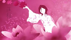 Flowers pink bleach kuchiki
