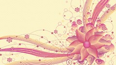 Flowers pink Orchids artwork digital art