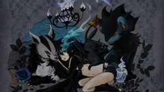 Flowers Pokemon hatsune miku vocaloid black rock shooter black 