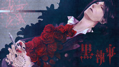 Flowers roses Anime Knives suit brunettes kuroshitsuji 