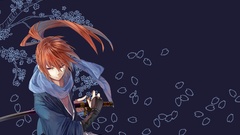 Flowers samurai Swords rurouni kenshin redheads samurai x 