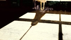 Flowers scenic anime girls