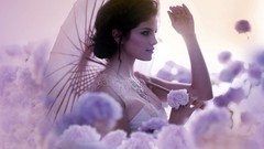 Flowers Selena Gomez parasol