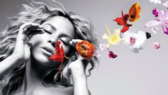 Flowers shakira selective coloring