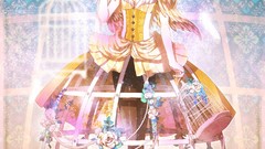 Flowers Shoes dress cage blondes flower in hair hair ornaments