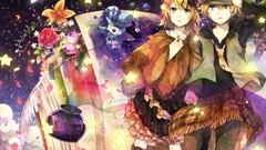 Flowers Stars clouds roses feathers hats blondes twins skirts 