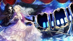 Flowers Stars death wings Anime dress blondes angels anime 