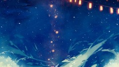 Flowers Stars fish Fairies lakes reflections lanterns drawings 