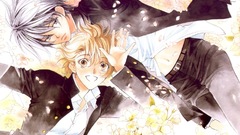 Flowers stomach purple hair