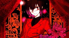 Flowers suit eyepatch nekomimi