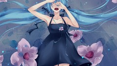 Flowers tears hatsune miku vocaloid