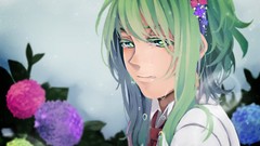 Flowers tears tie faces shirts green eyes crying short hair 