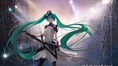 Flowers text lights dress stage gloves instruments stockings 