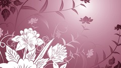 Flowers Textures abstract minimalistic digital art