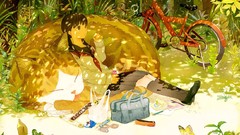 Flowers Trees Butterflies cats Plants Anime Bicycles anime 