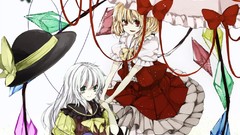 Flowers Trees grass Shoes wings Plants crystals dress Umbrellas 