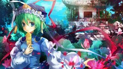 Flowers Trees Plants hats Ribbons buildings outdoors skirts 