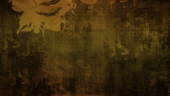 Flowers vintage brown floral