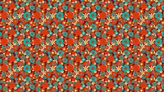 Flowers wall pattern exotic