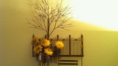 Flowers wall sculptures