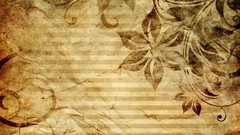 Flowers wall Textures sepia