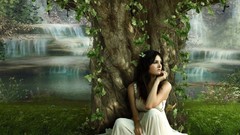 Flowers water autumn