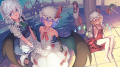 Flowers water moon Books roses wings crystals dress hats 