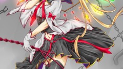 Flowers weapons wings gray background crystals Vampires navel 