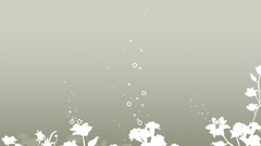 Flowers white flowers monochrome vectors