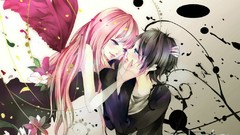 Flowers wings dress vocaloid megurine luka