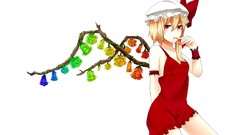 Flowers wings white background hats Vampires red eyes red dress 