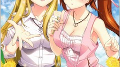 Flowers woman Anime anime girls