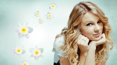 Flowers woman blondes taylor swift