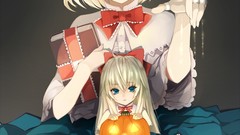 Flowers woman Books dolls dress Shanghai rings pumpkins bows 