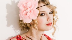 Flowers woman Celebrity blondes taylor swift singers headbands