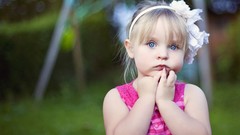 Flowers woman children