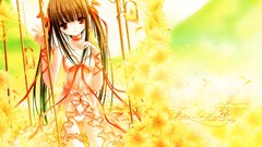 Flowers woman wings anime girls black hair black eyes tinkerbell