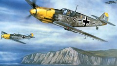 Fly Aircraft War military World War II skyscapes