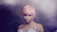 Fly gray woman faces nicki minaj pink hair black people
