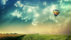 Fly hot air balloons