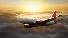 Flying airliners Boeing 737