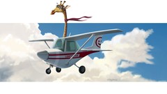 Flying digital art David Dunstan