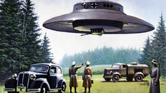 Flying saucer Nazi UFO