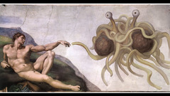 Flying spaghetti monster