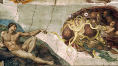 Flying spaghetti monster the