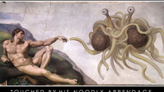 Flying spaghetti monster The