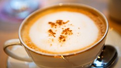 Foam coffee drinks spoons